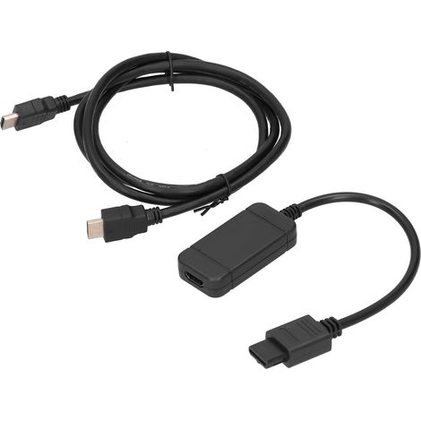 Câble adaptateur vidéo HDMI haute définition pour consoles de jeux NGC/N64/SNES/SFC (1/5)