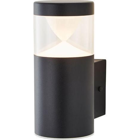 Litecraft Nura Wall Light 4W Integrated LED Outdoor IP44 Rated Fitting - Black (1/5)