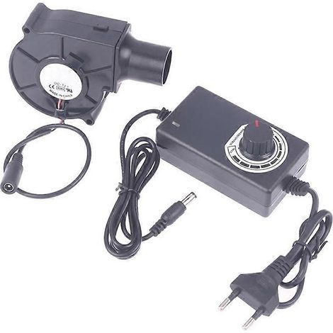 Ventilateur de fusion des métaux 7530, souffleur d'air portable 2500R, ventilateur centrifuge radial, refroidisseur d'air, souffleur pour barbecue, refroidissement du charbon de bois, prise UE (1/5)