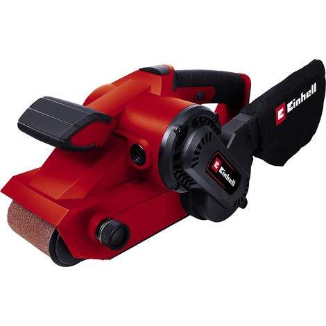 Einhell TC-BS 8038 Levigatrice a nastro (tensione 230 V, potenza 800 W, velocità nastro 380 m/min, platorello 76x142 mm, incl. 1 nastro abrasivo 75x533 mm) (1/4)