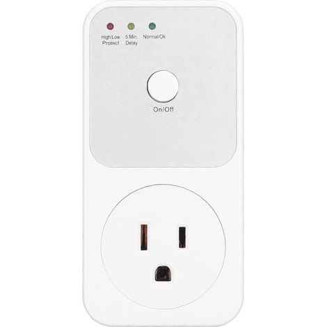 Voltage Protector Relay Protection Socket Multifunctional for Refrigerator Home Appliance US Plug 120V (1/5)
