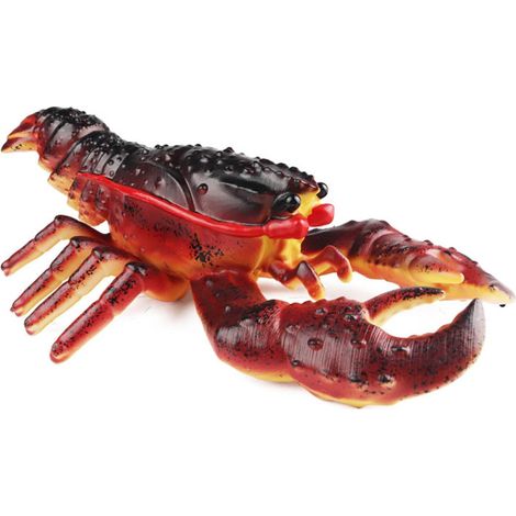Sculpture colorée de créature marine, figurine de homard artificiel, figurines de fruits de mer, jouet pour affichage de bureau, sculpture de créature marine adaptée activités sur le thème de