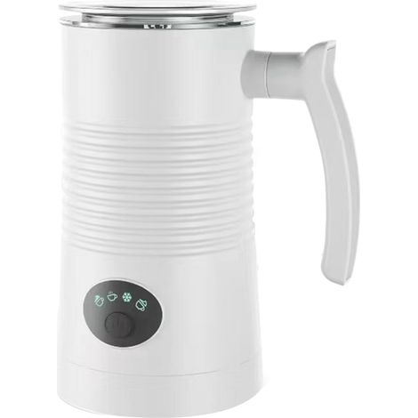4-in-1 Milchaufschäumer, Heiß-/Kaltmilchaufschäumer, 400 W, herausnehmbarer antihaftbeschichteter Innenraum, 350 ml (11,84 oz), automatischer elektrischer Kaffeeaufschäumer. (1/5)