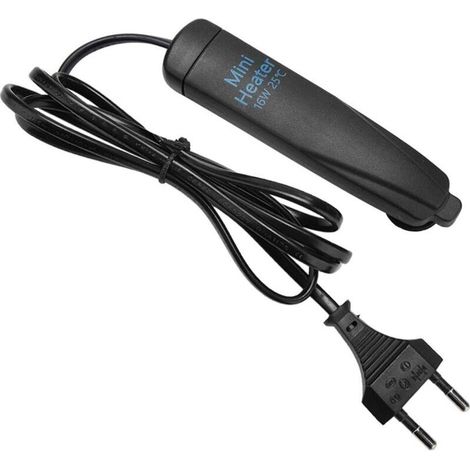 Incassable température constante Mini Chauffage Chauffage Plus Chaud Aquarium réservoir de Poisson 220 V Prise UE Petite Taille(16 W) (1/5)