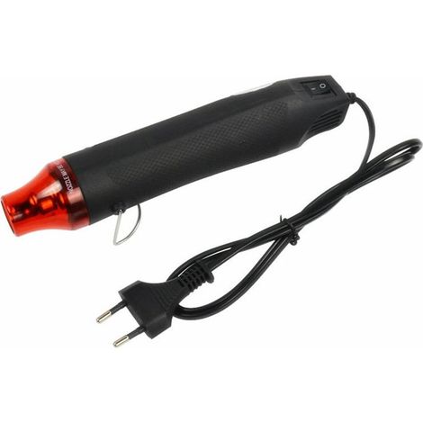 Mini pistolet thermique portatif 220V 300W avec support, adapté aux gaines thermorétractables et aux outils électriques. (1/4)