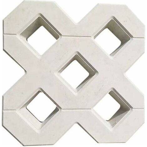Moule pour pavage, dalle de béton, bricolage, chemin de jardin carré, accessoires de construction de jardin, moule en béton (40 x 40 cm) (1/5)