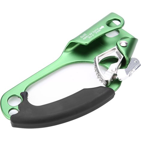 Poignée de Serrage Droite pour Corde d'Escalade 8-13mm - Équipement d'Alpinisme (Vert) (1/5)