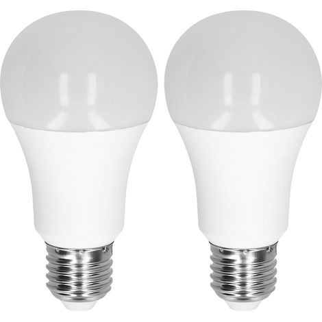 2 ampoules LED non dimmable E27 6500K 9W 1080LM économie d'énergie 85-265V pour chambre intérieure (1/5)