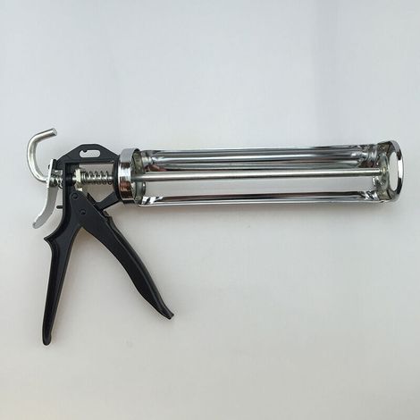 Presse à cartouches, pistolet à cartouches, seringue en silicone avec cadre rotatif à 360°, pour adhésifs, mastics, silicone de 310 ml (1/5)