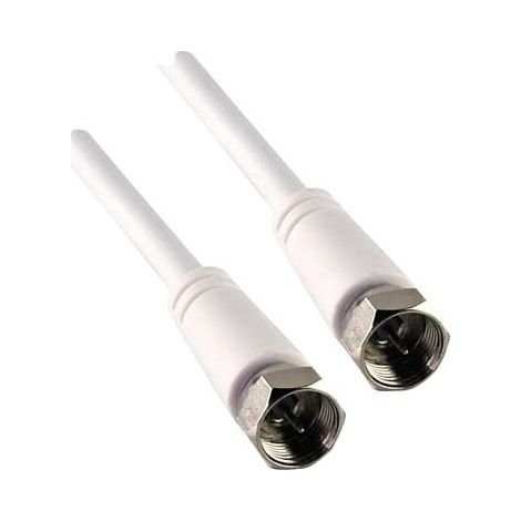 Via Cavo Di Collegamento 5M75Db Bianco, F-Stecker / F