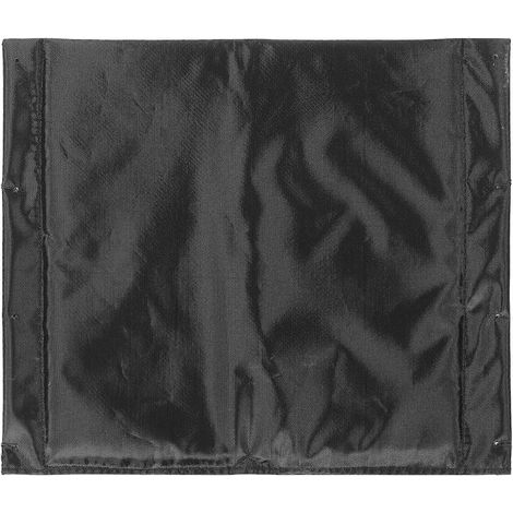 Coussin central de siège de fauteuil roulant, coussin de siège de fauteuil roulant en tissu Oxford, siège de fauteuil roulant-45.50X42.50X0.50CM-Black
