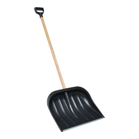 Schneeschaufel, 45 cm, schwarz – große Schaufel 2