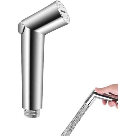 QORVA-Bidet de douche à main 1 pièce, pulvérisateur à pression réglable pour la salle de bain à la maison, pulvérisateur antirouille à pression réglable pour le nettoyage des bébés et des animaux (1/5)