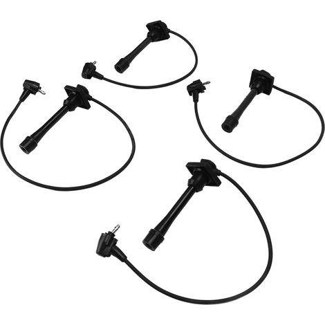 Câble de bougie d'allumage avec gaine en silicone 9091922327, remplacement pour Corolla 1.8L 1762CC L4 essence DOHC 1993‑1997 (1/5)