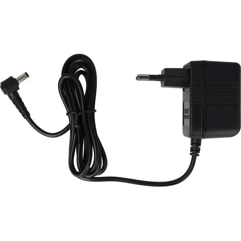 vhbw Netzteil / Ladegerät kompatibel mit Panasonic KX-TG8422, KX-TG8521, KX-TG9120 Festnetz-Telefon, Haustelefon - 200 cm (1/4)