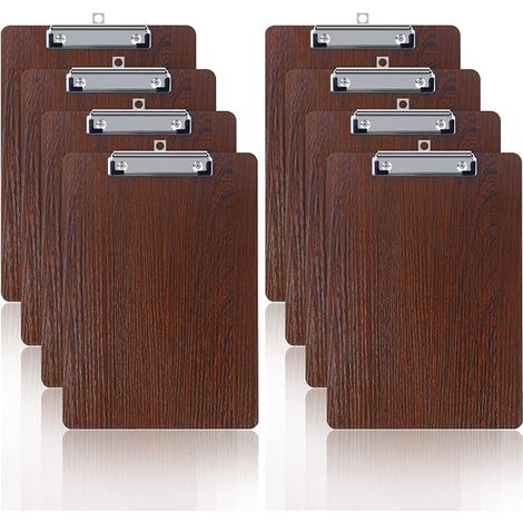 Portablocco A4 con clip, portablocco in legno (1/5)