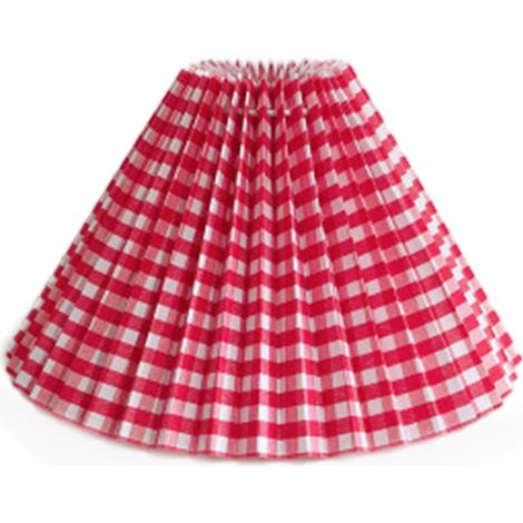 Abat-jour plissé E27, style japonais, en tissu, pour lampe de table ou plafonnier, décoration intérieure, couvre-ampoule élégant. (1/3)