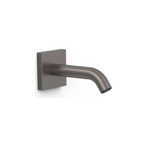 Bec mural fixe avec arrivée d'eau murale réglable en profondeur Graphite - TRES 21018107GR