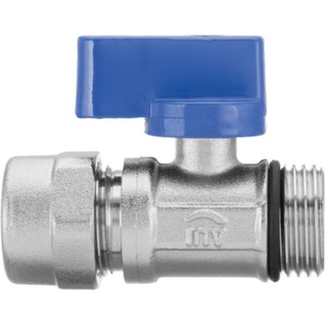 Mini-PEX-Verteilerventil 16x1/2" GZ, blau (1/2)