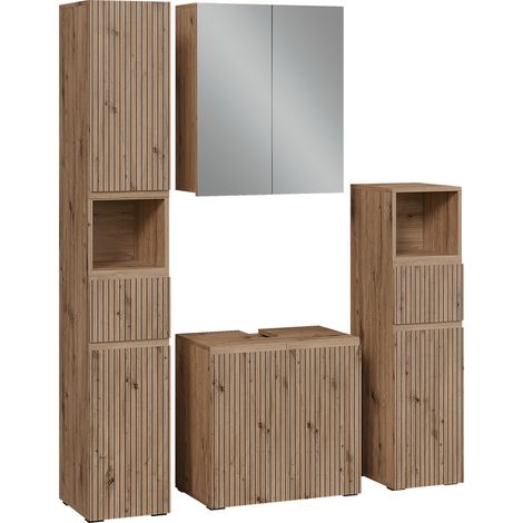 Conjunto de muebles de baño Takumi, Artesano, 4 partes, Vicco (1/5)