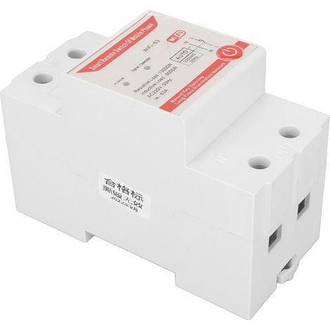 Interrupteur intelligent WiFi avec télécommande pour application mobile Tuya, compatible avec les appareils électroménagers (220 V CA, 50 Hz, 63 A). (1/5)
