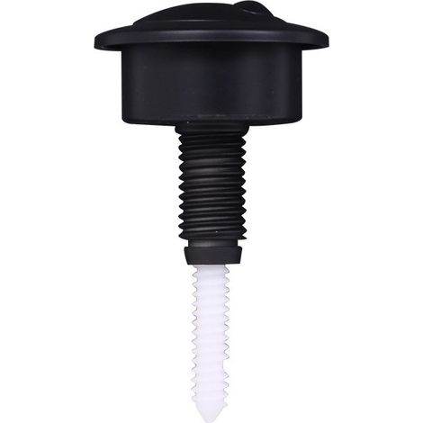 1 (noir) bouton poussoir de chasse d'eau double pour chasse d'eau de toilettes (1/5)