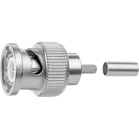 Telegärtner 100023314 100023314 Connecteur BNC mâle, droit 50 Ω 1 pc(s)