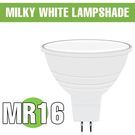 Lampes de croissance pour plantes Ampoules pour lustre GU5.3 220V (MR16 Blanc laiteux, Blanc froid, 7 W) pour salon et chambre, éclairage doux. (1/5)