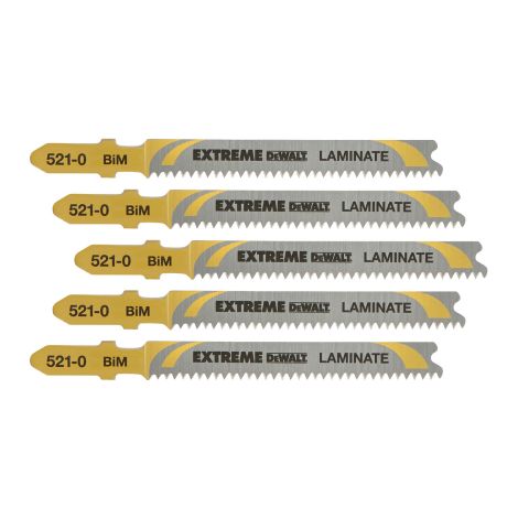 DEWALT - Lame pour scie sauteuse BiM pour applications spéciales, profondeur de coupe inf. à 15 mm attache en T