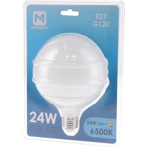 IluminaShop - Bombilla LED E27 G120 24W IP20 Blanco Neutro 4000K (1/3)