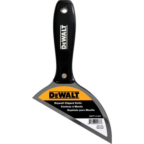 DeWALT Spezial Gipskarton Fugenspachtel 30° Abweichung Nylon-Griff 152mm 2-201