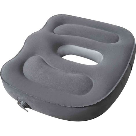 Coussin gonflable pour hémorroïdes, coussin ergonomique en forme de papillon, coussin de chaise joliment galbé (1/5)