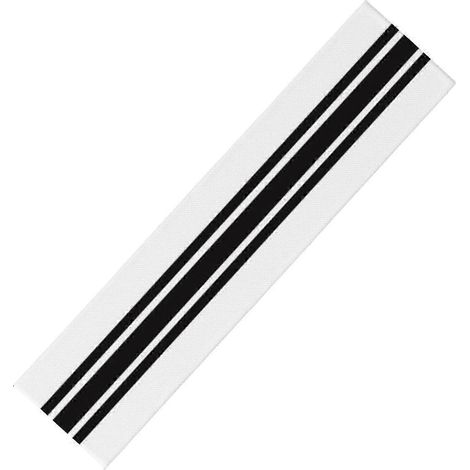 Nappe en lin à rayures géométriques, style moderne, unie, à rayures bicolores, idéale pour la décoration intérieure ou le thé (26-27 pouces). (1/5)