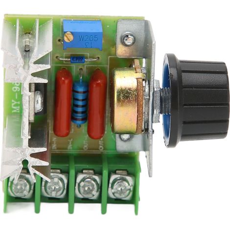 Module régulateur de tension, contrôleur, carte de contrôle réglable 220 V 2000 W pour vitesse d'éclairage (1/5)