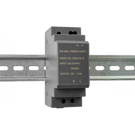 Alimentation sur rail DIN TS35 - 30 W - 12 V - 2,5 A