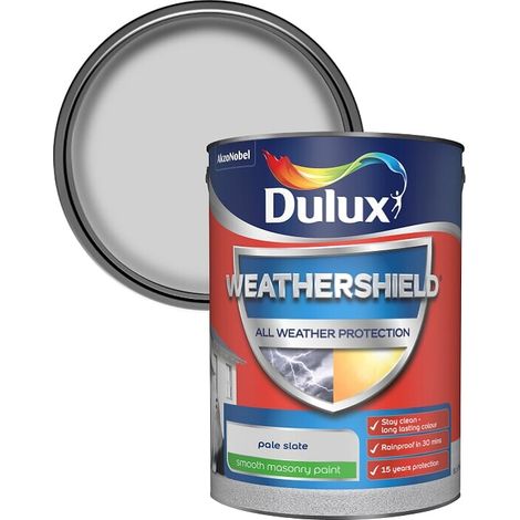 Dulux All Weather Protection Smooth Masonry - 5L - Pale Slate