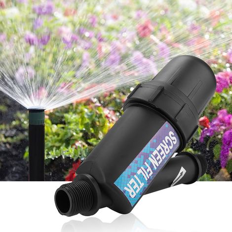 Filtre à mailles grande capacité 3/4" pour pompe de piscine à réservoir d'eau à irrigation goutte à goutte (1/5)