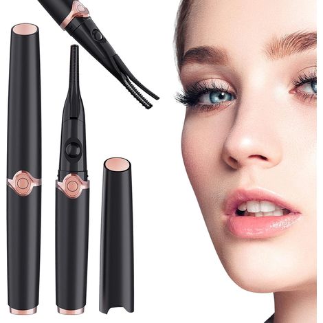 Curler À Cils Électrique Chauffant - 3 Niveaux De Température - Chauffe En 10 Secondes - Indicateur Lumineux - Rechargeable Par USB - 1 Pièce (1/5)