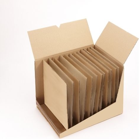 Kit carton 36L + croisillon range 12 à 13 assiettes Ø maxi 28 cm