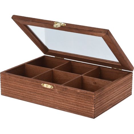 CAJA TE MADERA 24x16x6 CM