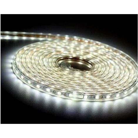 Ruban Led - IP65 Etanche - Blanc Froid - 2 M - 60 Leds M - 600 Lm M - 220-240 V - Pour Eclairage Interieur Et Exterieur - 1 Unite (1/5)