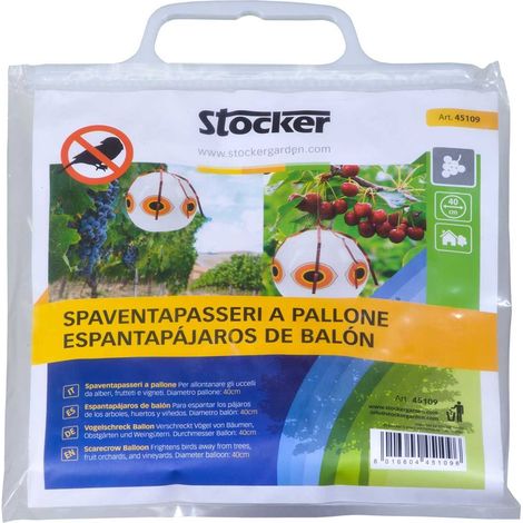 Element décoratif de jardin Stocker scarecrow design prédateur rubans réfléchissants (1/2)