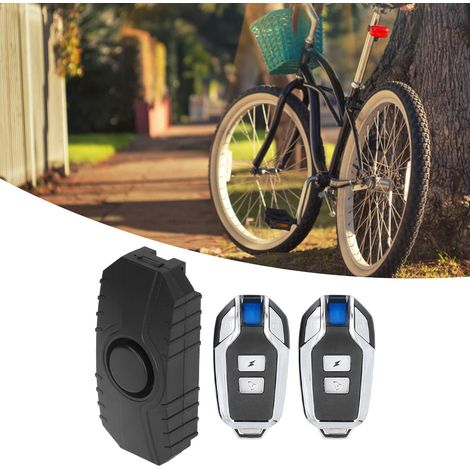 Fahrrad-/Motorrad-/Rolleralarm mit Vibrationssensor, IP55, 2 Fernbedienungen und einfacher Installation (1/5)