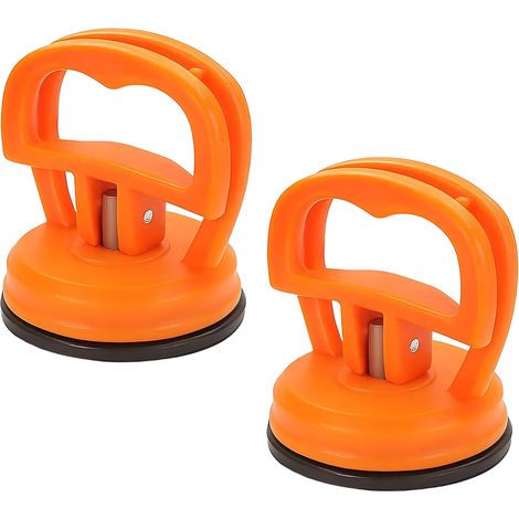 Lot de 2 ventouses de voiture - Kit de réparation de bosses de voiture - Avec ventouse - Extracteur de bosses pour carrosserie, verre, carrelage et écrans (1/4)