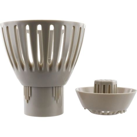 Écumoire de bassin, filtre à feuilles pour étangs, écumoire réglable pour le contrôle de l'eau et la collecte des débris, plastique 50/75/90/110 mm (50 mm) (1/5)