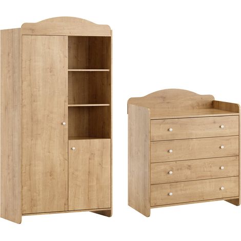 Armadio 2 ante Megeve marrone 105,4cm (1/5)