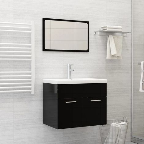 Vasque à poser encastré - Lavabo Lave-mains - Évier avec robinet 61x39x18 cm Céramique Blanc Chic-377062