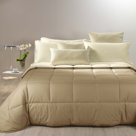 Couette Douce Duvet Chaude et Respirant pour Ete et Hiver, Lavable en Machine, Disponible 170x265 cm, Couette 220x265, 260x265, Couverture Lit 1 Personne et 2 Personnes (1/2)