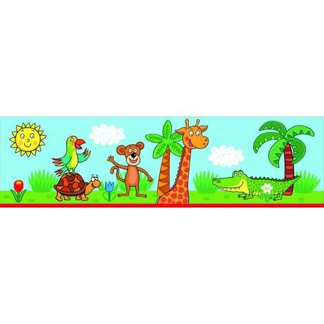 Frise Animaux de la Jungle 10x5m (1/2)