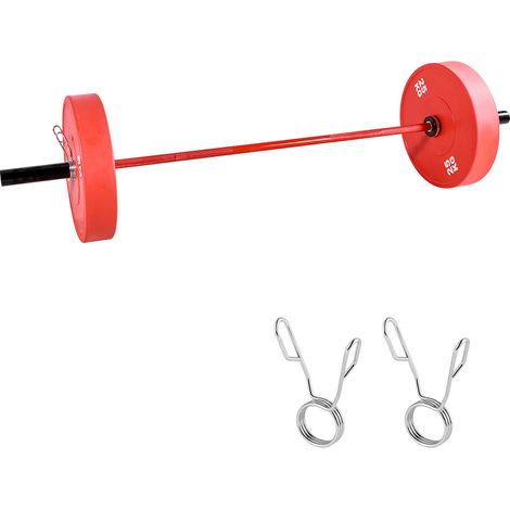 Mophorn Bilanciere 1800 mm, compatibile con piastre da 50 mm, dotato di impugnatura zigrinata per esercizi di forza, sollevamento pesi, stacchi da terra e distensioni su panca, capacità di 317 kg (1/5)